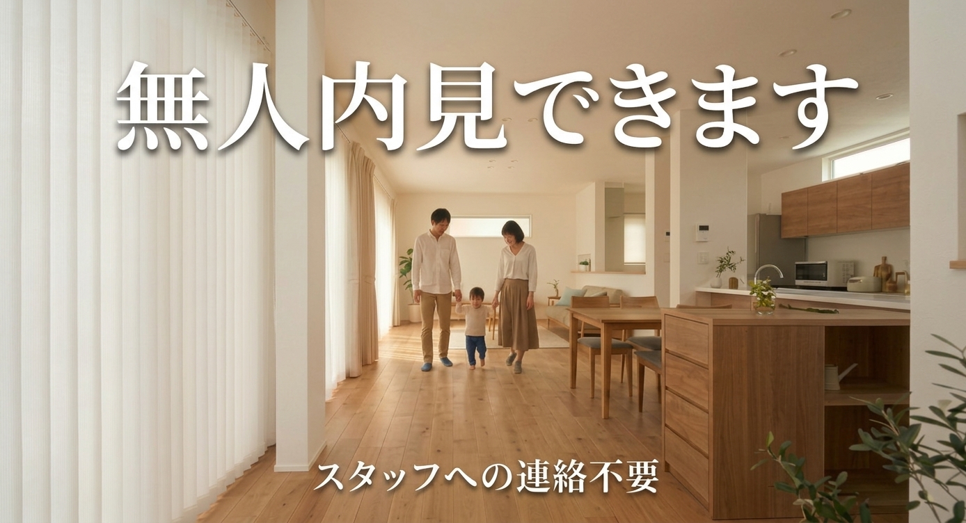 無人内見できます